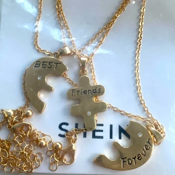 Best Friends Forever Necklace Piece SHEIN Jewelry Piece Best
